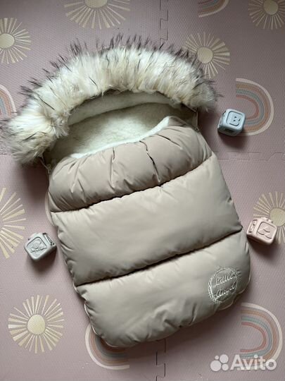 Зимний конверт для новорожденных