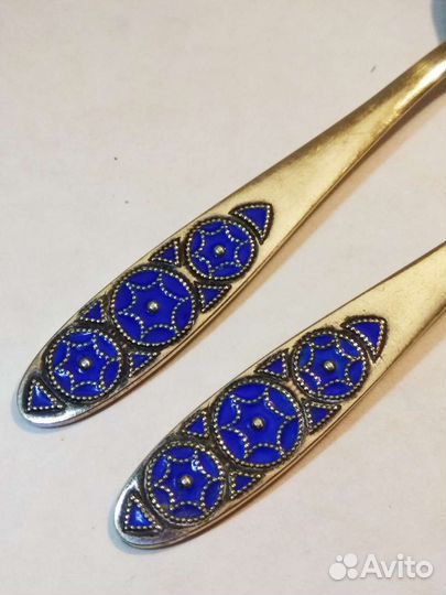 Ложки кофейные. Серебро