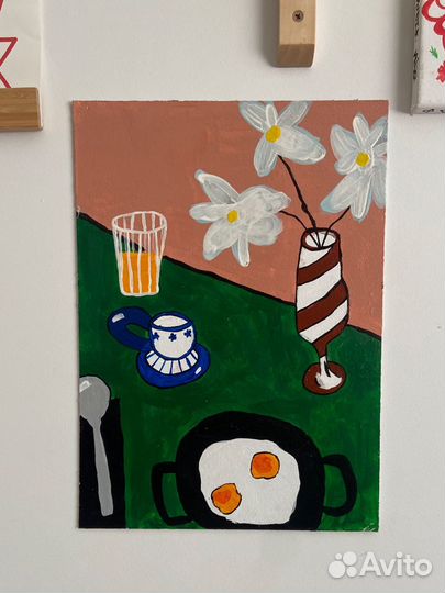 Картина акрил грунтованый картон