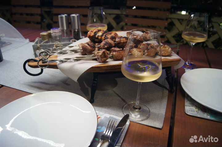 Доска д/подачи мяса, сыра, фруктов. Новая