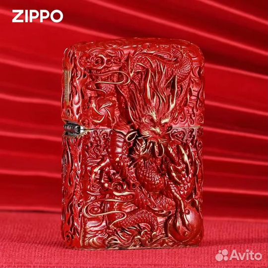 Зажигалка Zippo - Дракон и Феникс