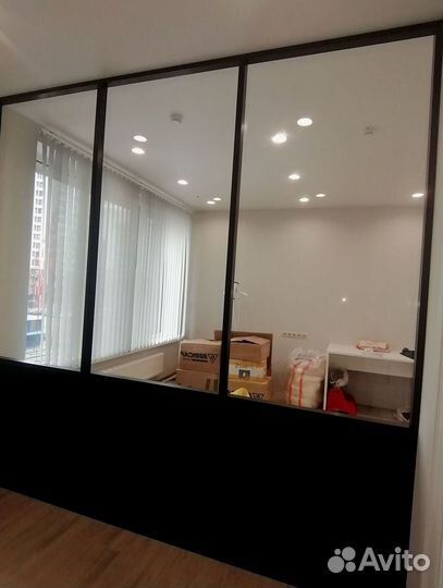 Стеклянные перегородки