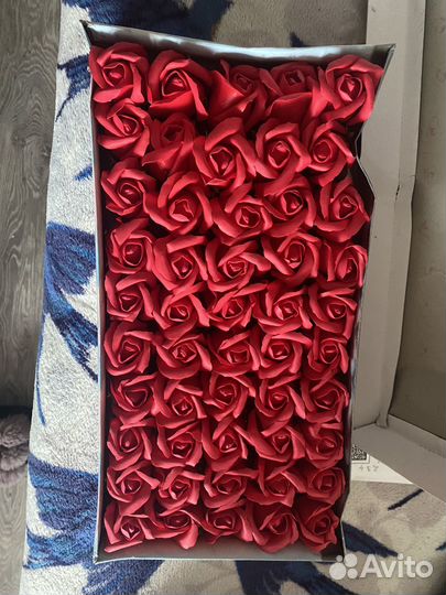 Мыльные розы 50 штук