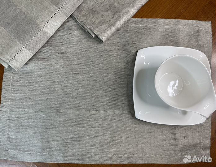 Плейсматы, дорожки лен хлопок экспорт