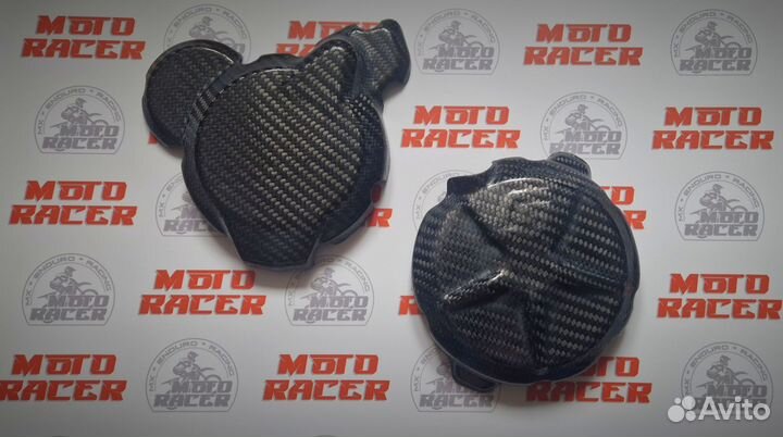 Защитные карбоновые крышки двигателя KTM