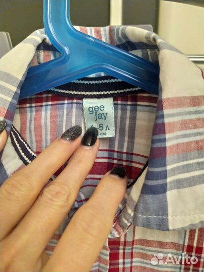 Рубашка в клетку 2шт.Gloria Jeans р. 110см