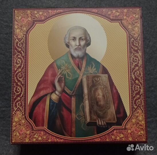 Монета Чад 2015 Николай Чудотворец Серебро