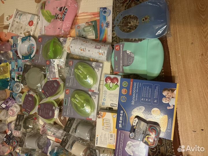 Соски, бутылочки, молокоотсосы