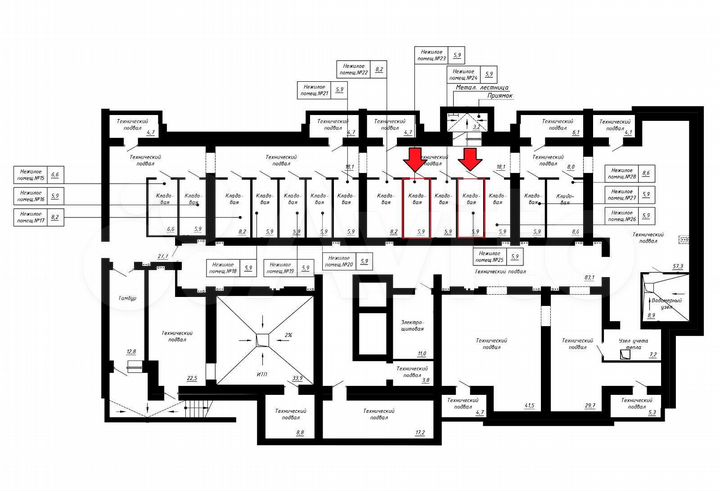 Гараж, 10 м²