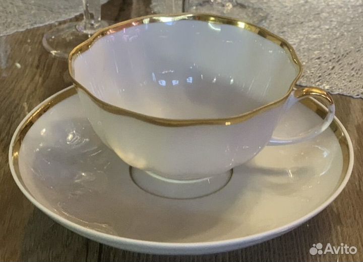 Чашка с блюдцем дулево СССР