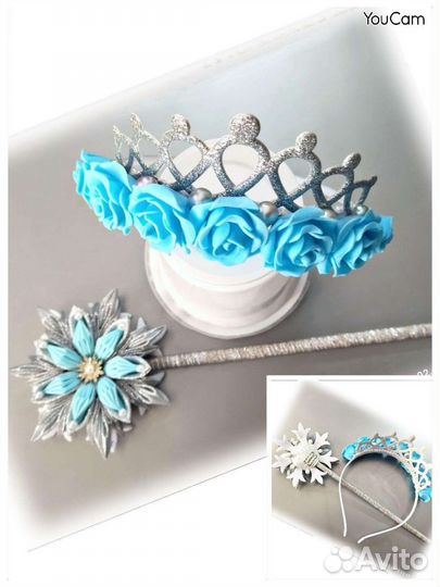 Ободок-корона и палочка феи