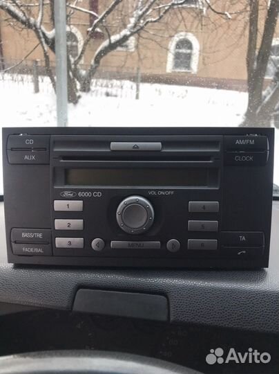Магнитола оригинальная на Форд 6000cd