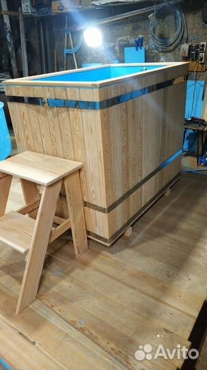 Купель прямоугольная для бани