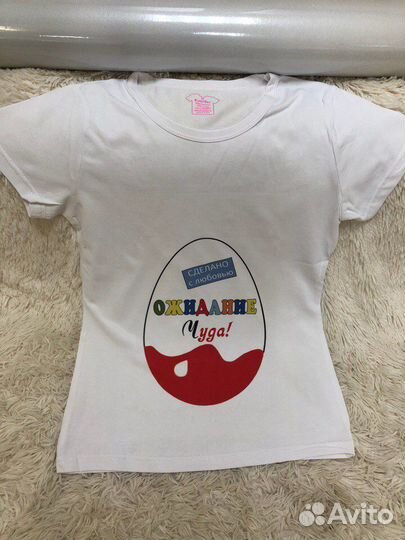 Футболка с печатью принтами