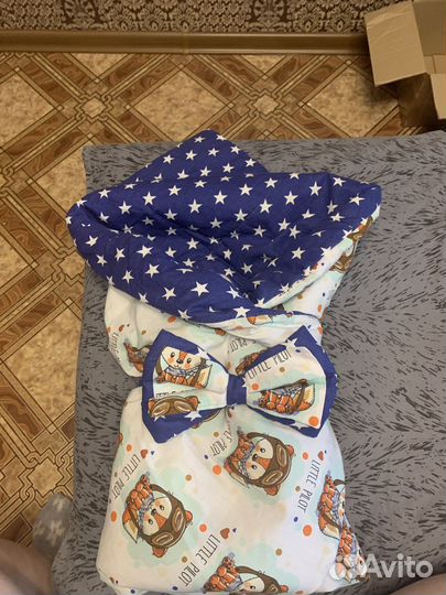 Конверт одеяло на выписку