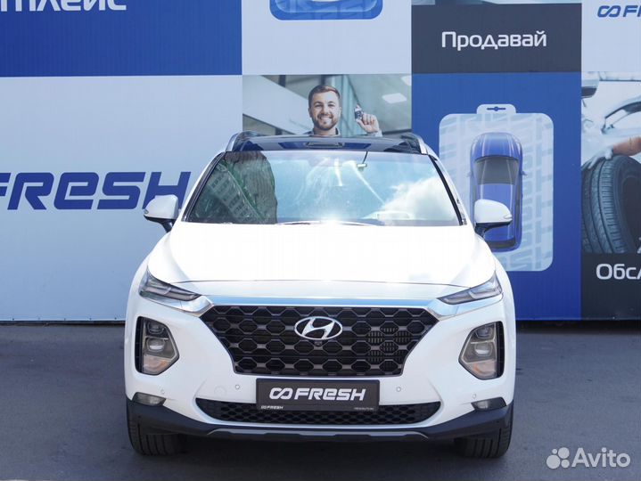 Hyundai Santa Fe 2.2 AT, 2018, 124 192 км