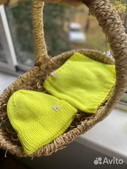 Комплект шапка и снуд вязаные Ручная работа