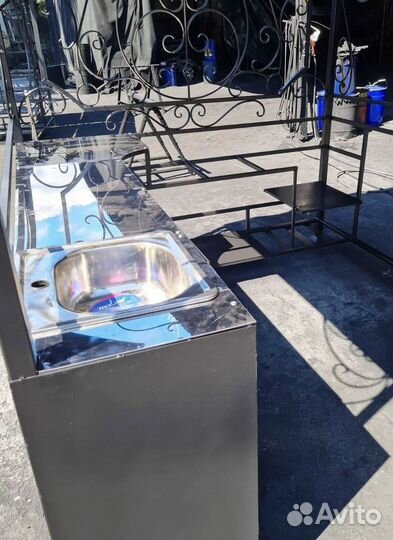 Мангал с крышей