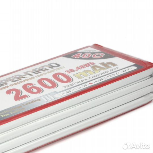 Аккумулятор LiPo 4S 2600mAh 40C (NXE) 14.8В