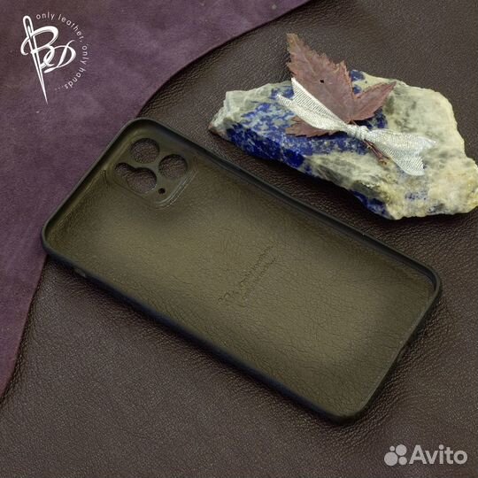 Чехол для телефона iPhone 11 Pro. Кожа. Handmade