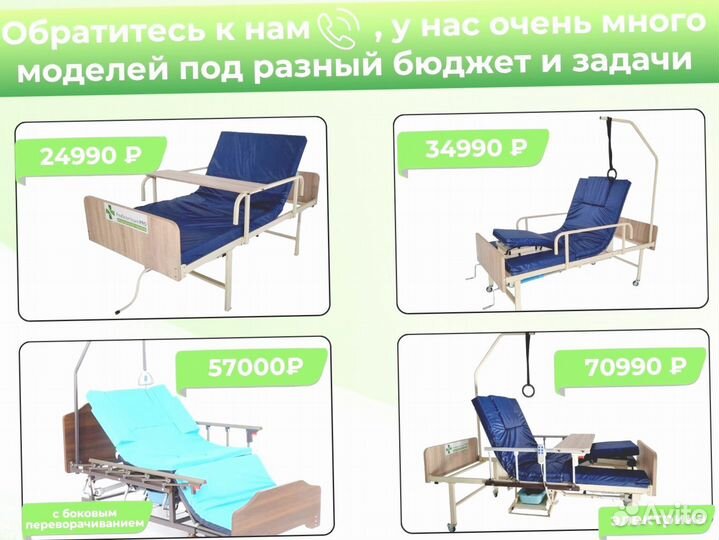 Медицинская кровать с электроприводом