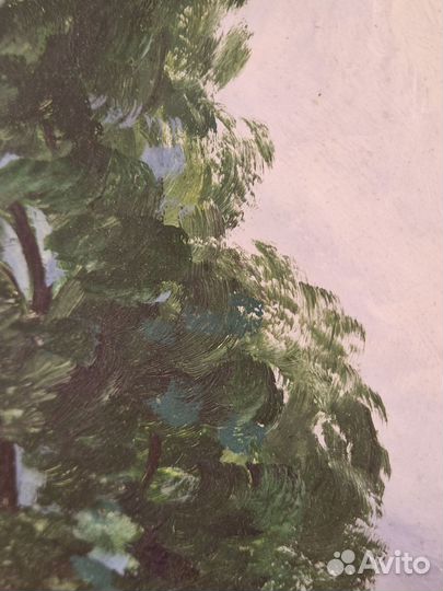 Картина маслом на холсте пейзаж