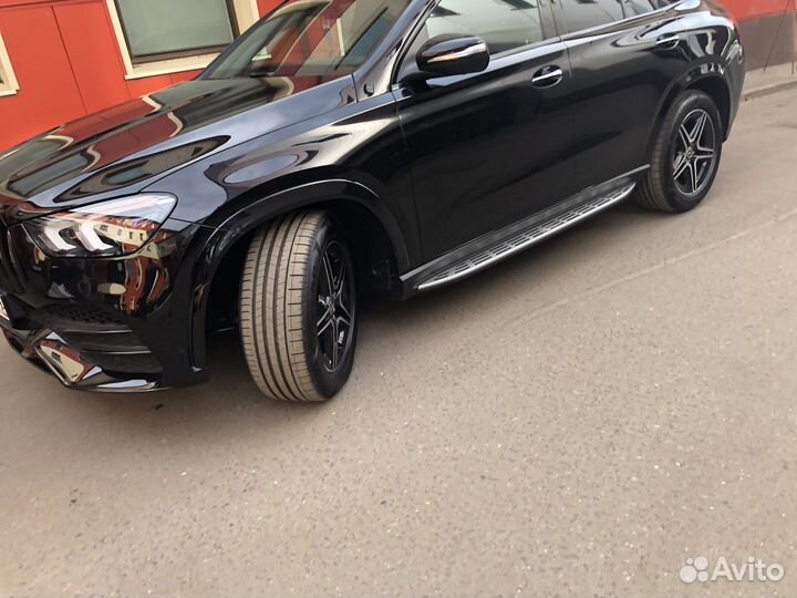 Mercedes GLE Coupe C167 пороги ступеньки подножки