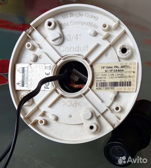 Камера видеонаблюдения купольная цветная