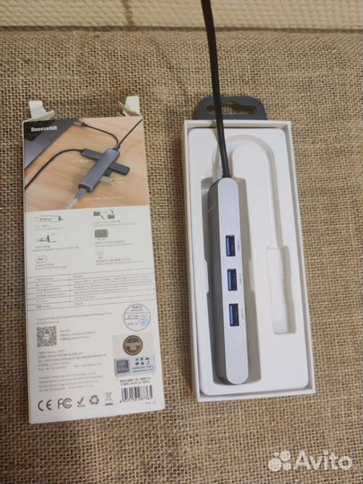 USB 3.0 Хаб hub baseus type-s hdmi