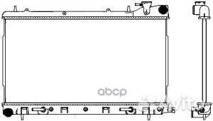 34218502SAK радиатор охлаждения АКПП, с горлов