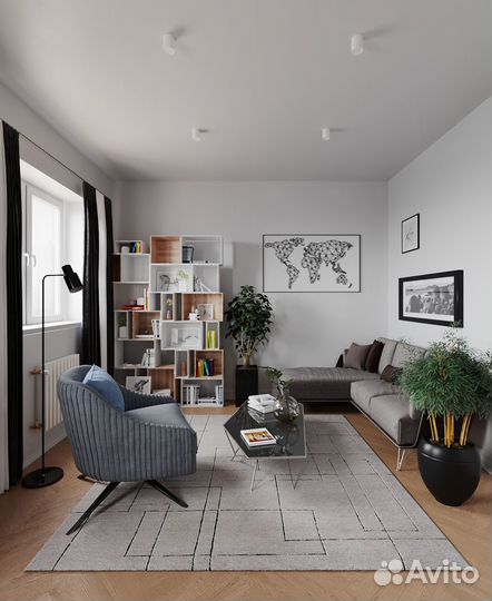 3d визуализация интерьера