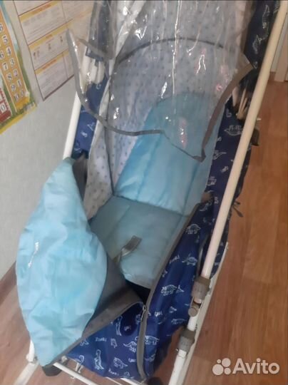 Детские санки коляска ника