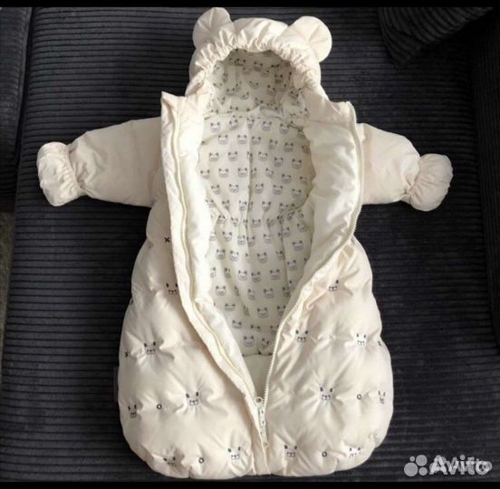 Конверт на выписку для девочки зима