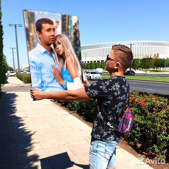 Печать на холсте,портрет по фото,картина на холсте