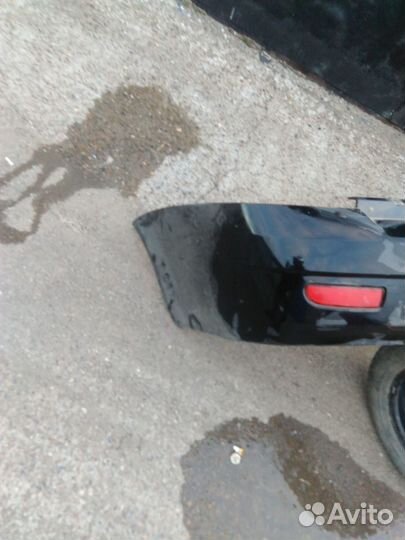 Бампер задний на приору с усилителем