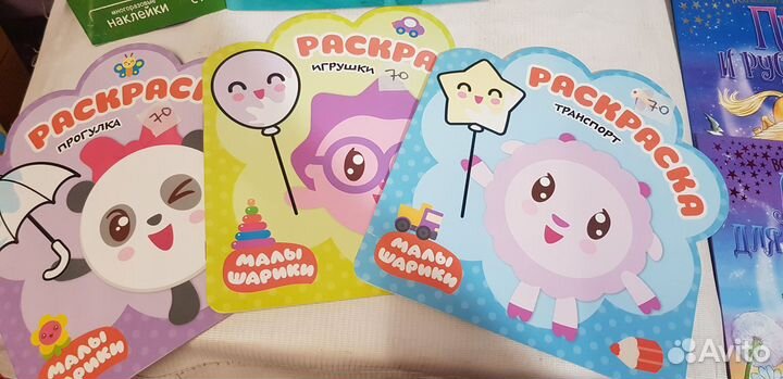 Новые книги с заданиями / многоразовыми наклейками