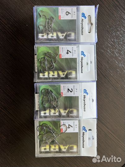 Крючки Hayabusa Карповые P-1