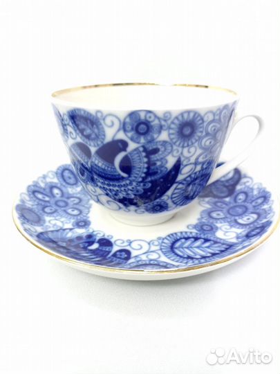 Чайные пары лфз и блюдца к ним много