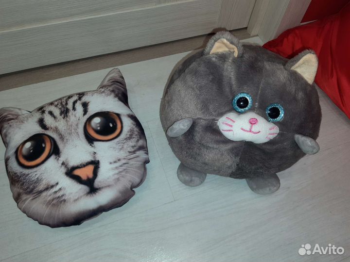 Кот толстый и кот полушка 3d