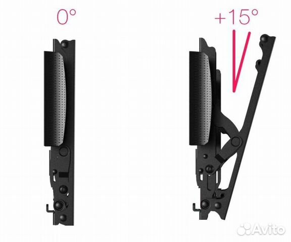 Кронштейн для тв наклонный до 37