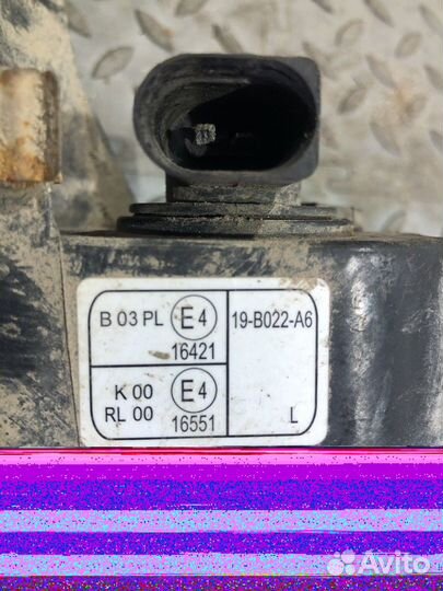 Фара противотуманная левая