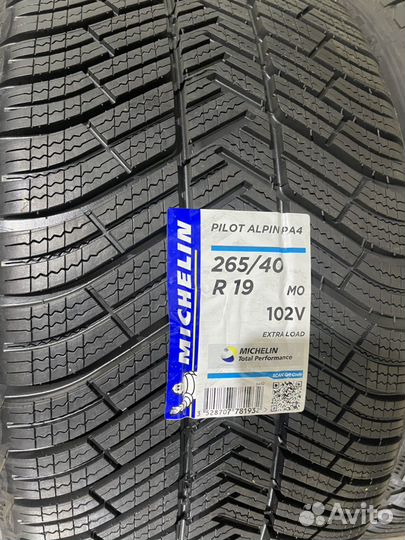 Michelin Pilot Alpin PA4 265/40 R19 102V