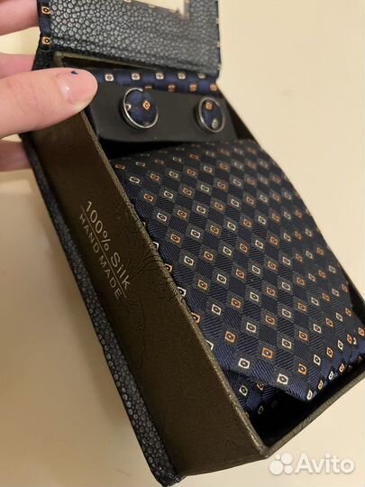 Галстук + запанки (подарочная упаковка)