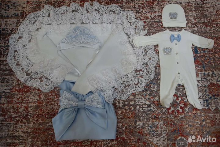 Конверт на выписку для мальчика летний