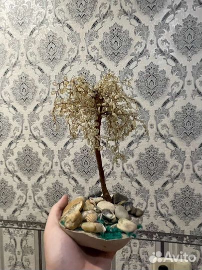 Деревья из бисера