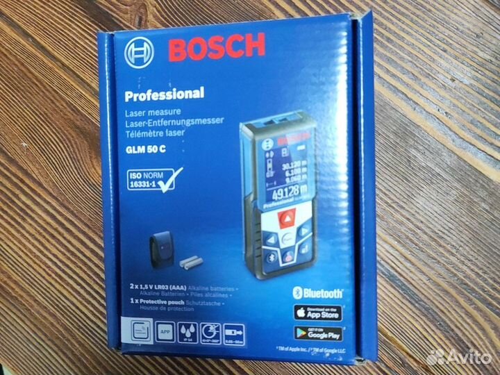 Лазерная рулетка bosch GLM 50C professional