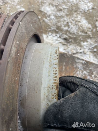 Диск тормозной задний range rover l322