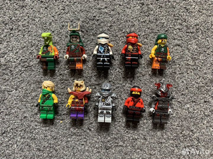 Lego Ninjago минифигурки