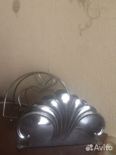 Пепельница серебро СССР и салфетница