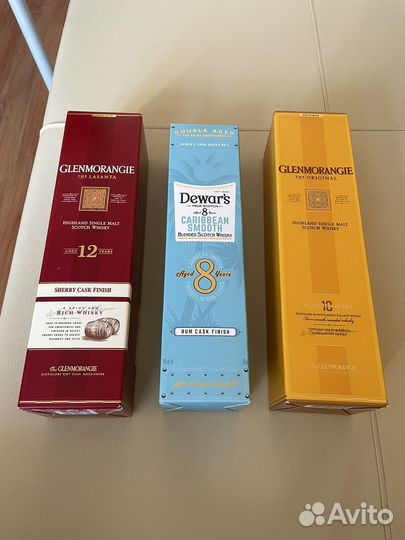 Коробки для виски пустые